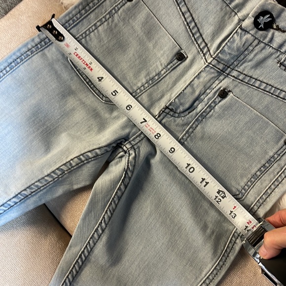 NWT 22” One teaspoon bell bottom flares Twiggy light blue jeans new with tags - Picture 12 of 16